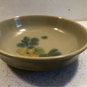 3483E Vintage Fransican Earthenware Pebble Beach Soup Cereal Bowl Green …